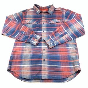 Columbia Mens Omni Shade Plaid Button Shirt Size M
